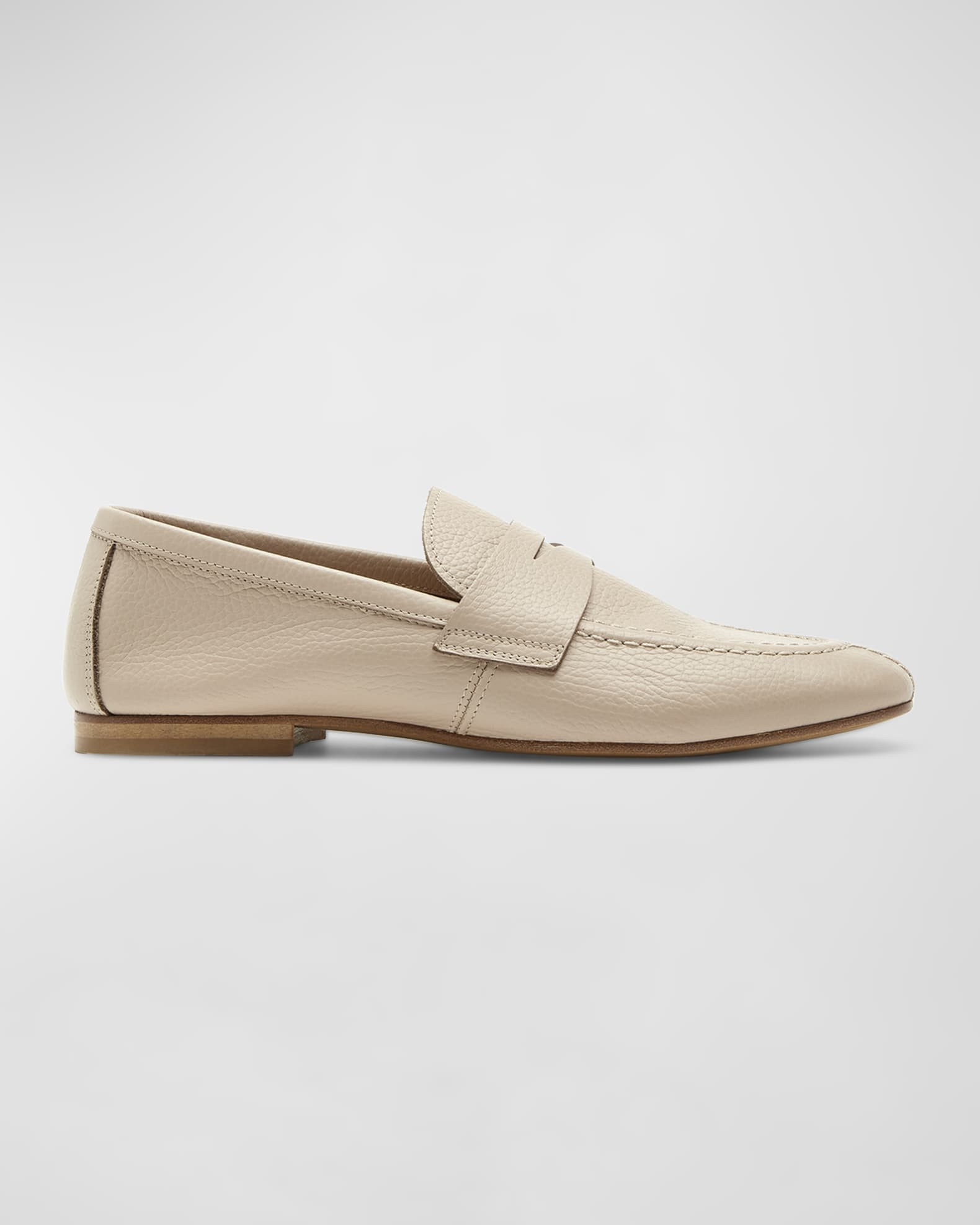 Baz Leather Penny Loafers | Neiman Marcus