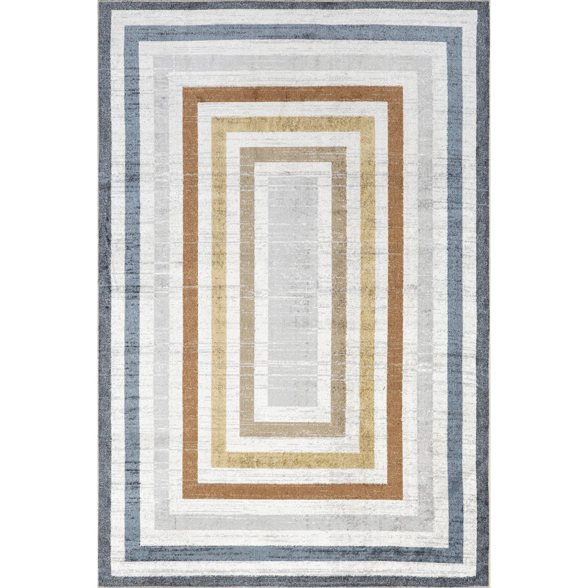 Gracie Oaks Alienor SpinClean Striped Machine Washable Area Rug & Reviews | Wayfair | Wayfair North America