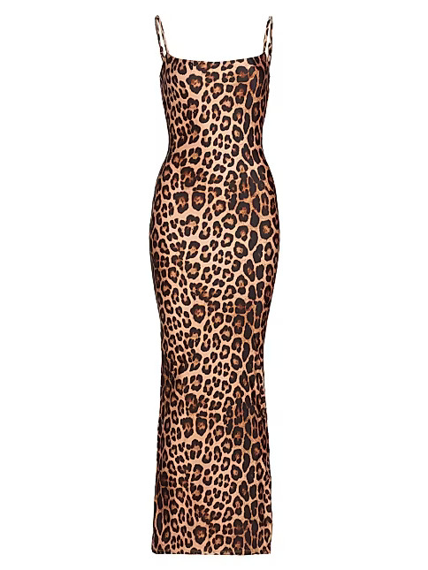 Leopard-Print Maxi Dress | Saks Fifth Avenue