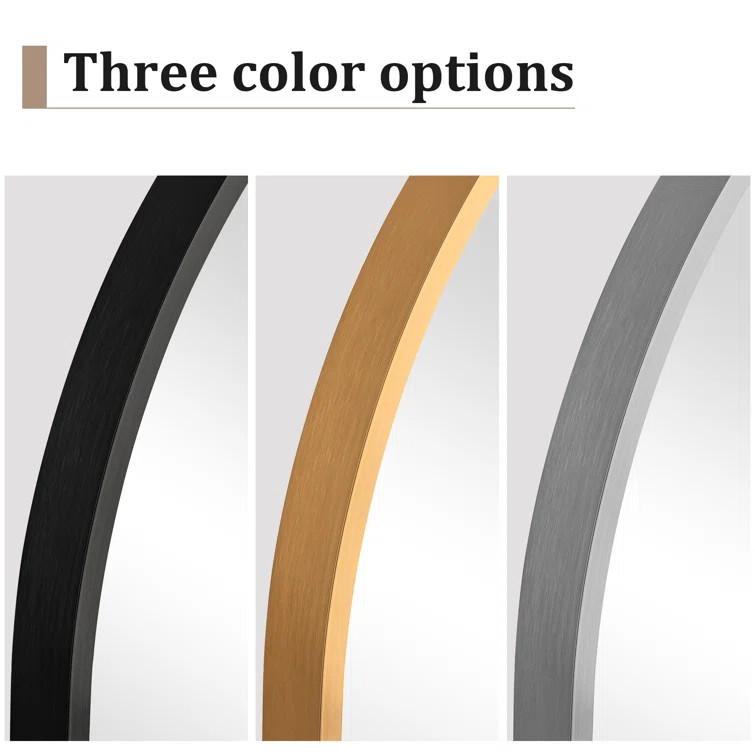 Carine Metal Flat Wall Mirror | Wayfair North America