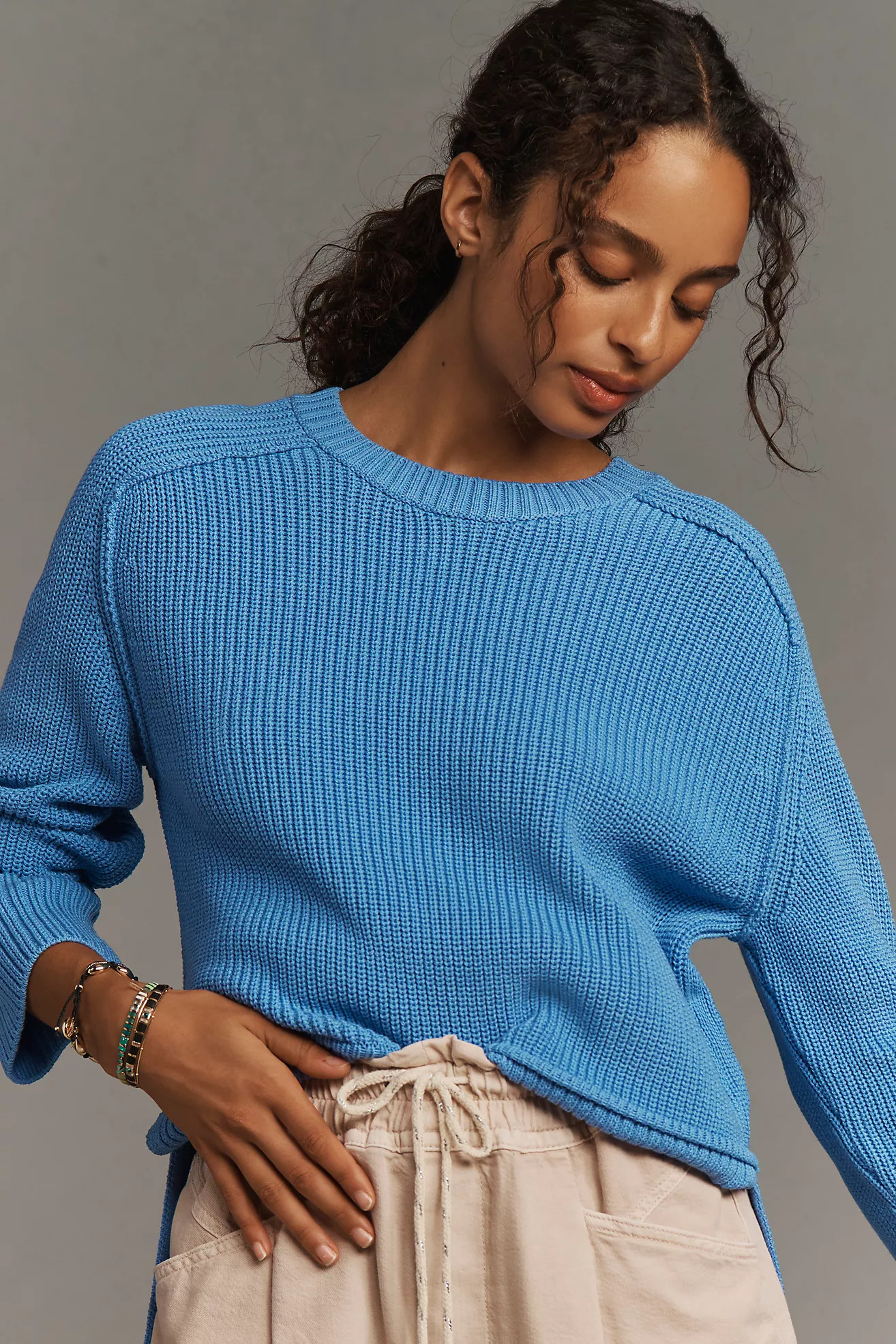 By Anthropologie Easy Pullover Sweater | Anthropologie (US)