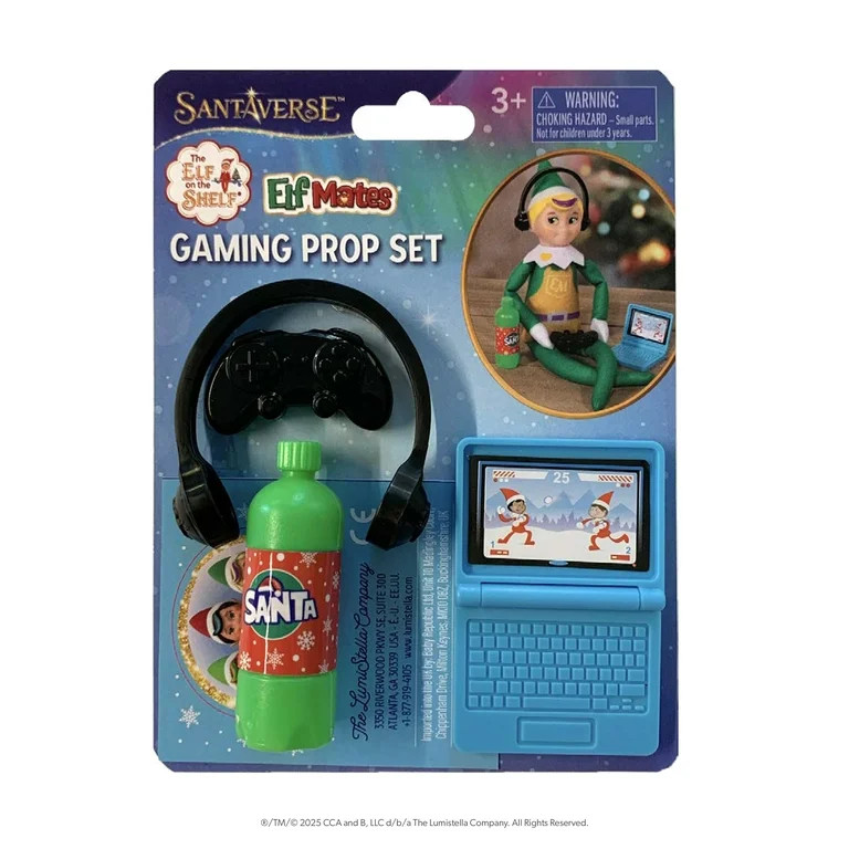 Elf Mates Gaming Scene Set – Scout Elf or Elf Mates Accessory with Laptop, Headset, Controller,... | Walmart (US)