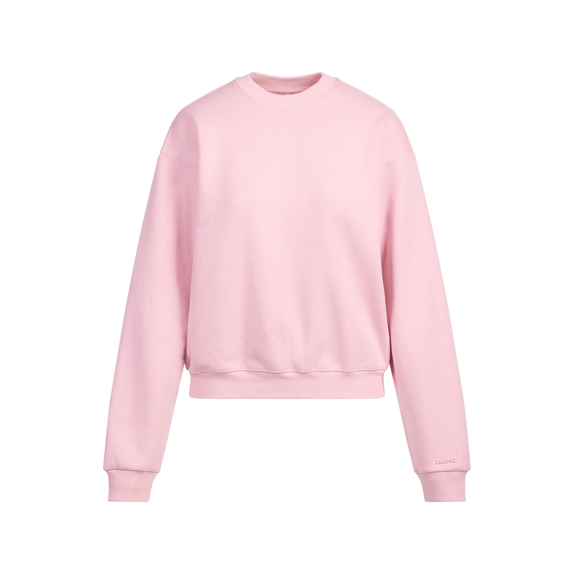 SKIMS Classic Crewneck | Pink | 2XL | Cotton Fleece | SKIMS (US)