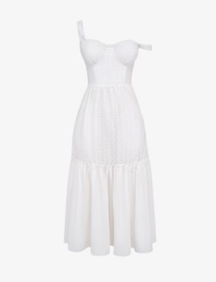 Elia floral-print stretch-cotton midi dress | Selfridges