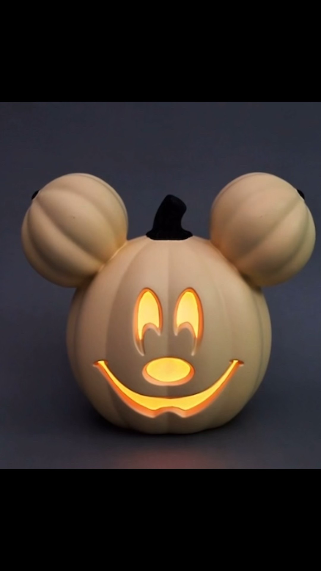 Neutral white Mickey pumpkin is too cute! 

#LTKKids #LTKFamily #LTKSeasonal