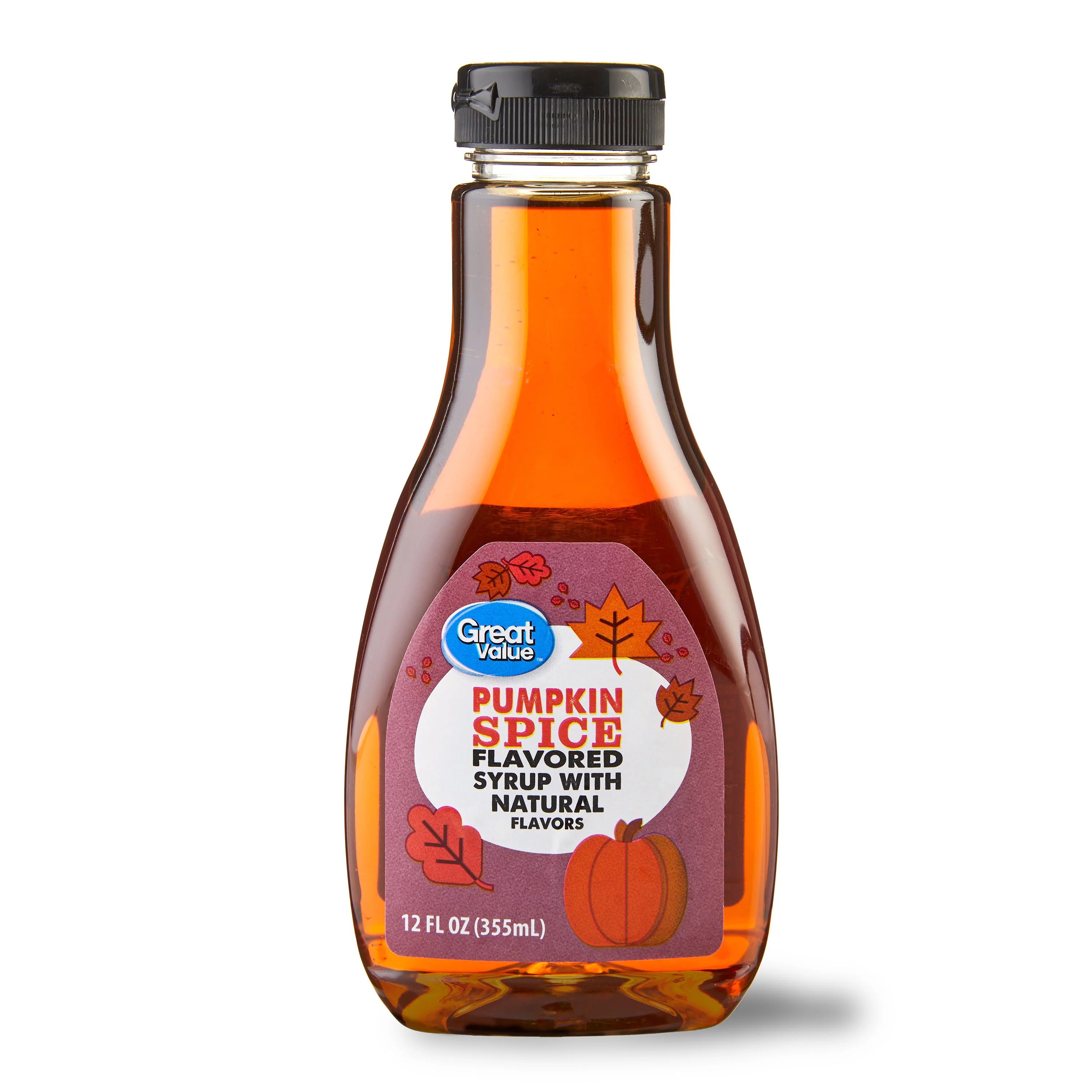 Great Value Pumpkin Spice Flavored Syrup, 12 fl oz | Walmart (US)