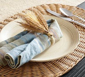 Wheat Napkin Rings - Set of 4 | Pottery Barn (US)