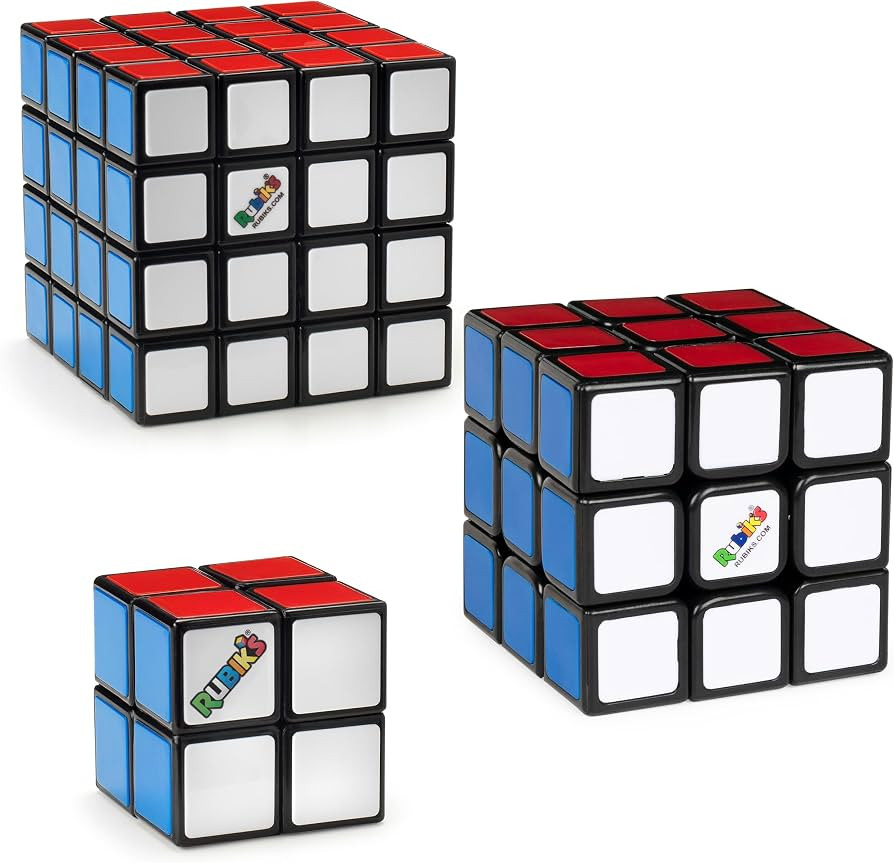 Rubik's Cube Tiled Trio Bundle, Puzzle Cube & Brain Teaser Set Fidget Toy | Amazon (US)