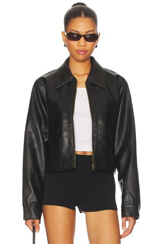Fianna Faux Leather Jacket | Revolve Clothing (Global)