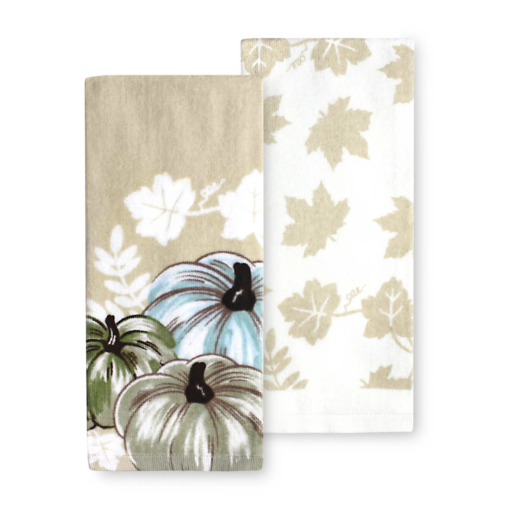 Celebrate Fall Together Blue Pumpkin Kitchen Towel 2-pk. | Kohl's