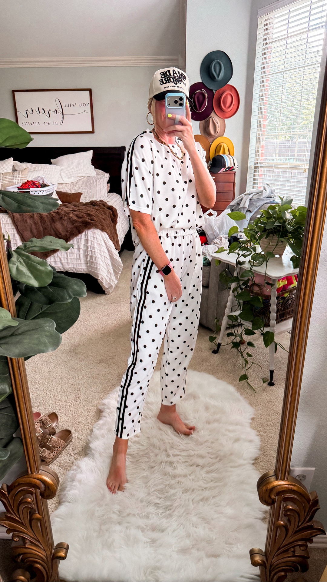 Polka dot/striped set on Amazon
Under $50
Comes in multiple colors

#LTKootd #LTKOver40 #LTKTravel