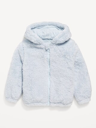 Sherpa Full-Zip Applique Jacket for Toddler Girls | Old Navy (US)