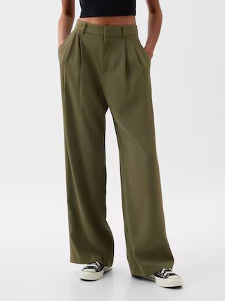 365 High Rise Pleated Trousers | Gap (US)