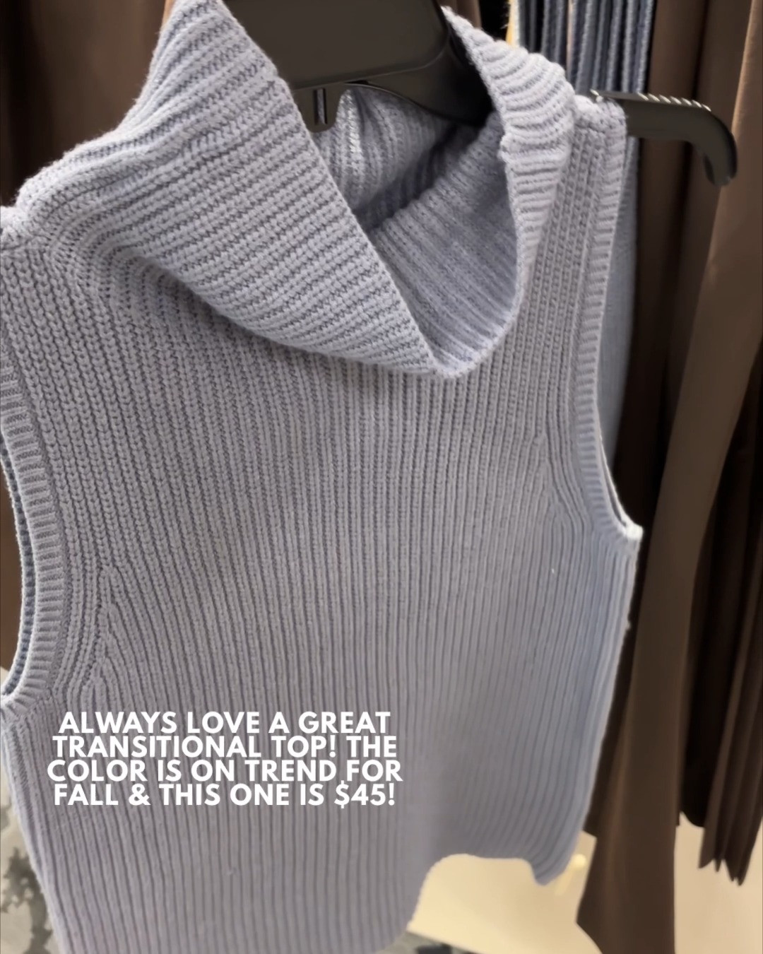 Open Edit Seeveless Funnel Neck Sweater Sale: $45.99
 

 #LTKSeasonal #LTKSaleAlert #LTKWorkwear