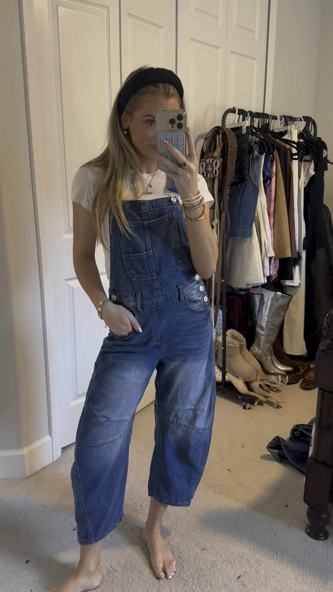 PLNOTME Womens Denim Bib Overalls Barrel Leg Adjustable Strap Jean Pants Jumpsuits with Pockets. Amazon overalls. Denim overalls. Free people dupe!! 

#LTKWatchNow #LTKSaleAlert #LTKFindsUnder50