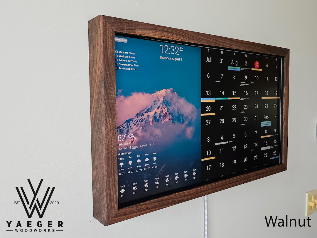 32in Touchscreen Smart Calendar / Smart Home Control Center / Dakboard - Etsy | Etsy (US)
