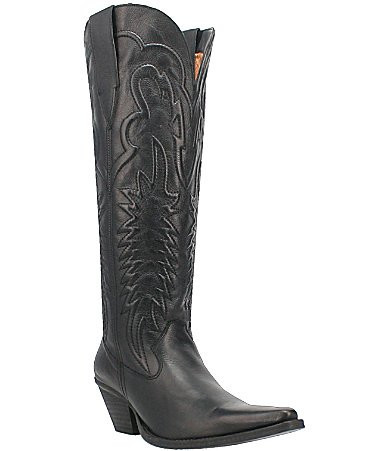 Dingo Raisin Kane Embossed Leather Tall Western Boots - 11 | Dillard's