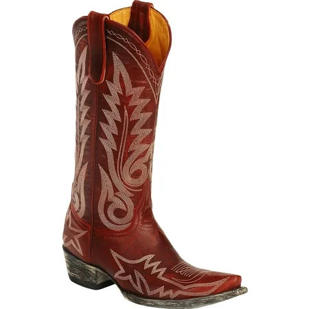 Old Gringo Women s Nevada Western Boot Snip Toe Red 8 1/2 M US | Walmart (US)