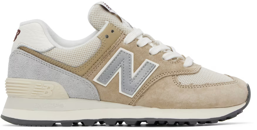 New Balance - Beige Lunar New Year 574 Sneakers | SSENSE