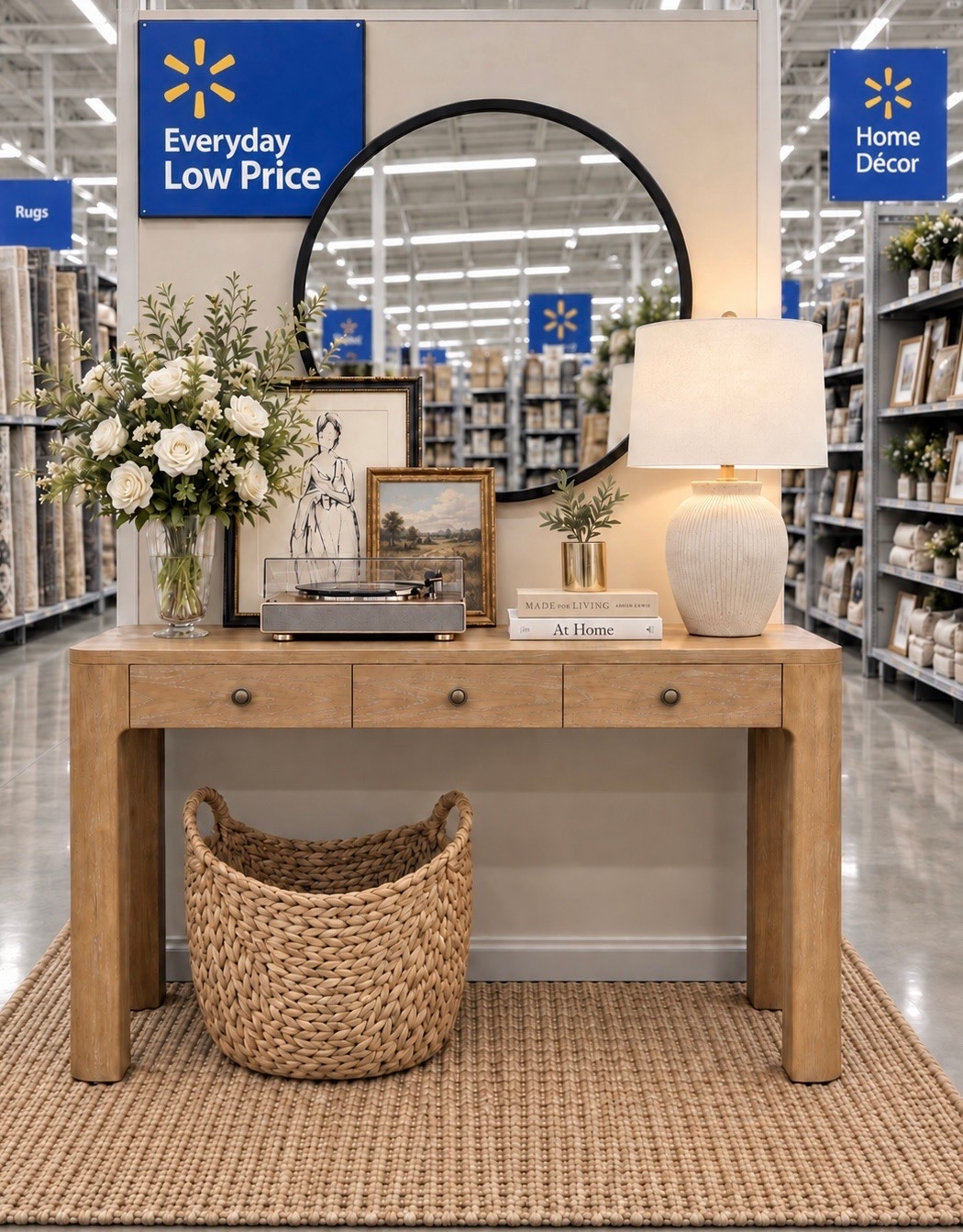 This new console table at Walmart is so rich looking and it’s only around $200! ￼

#LTKHome