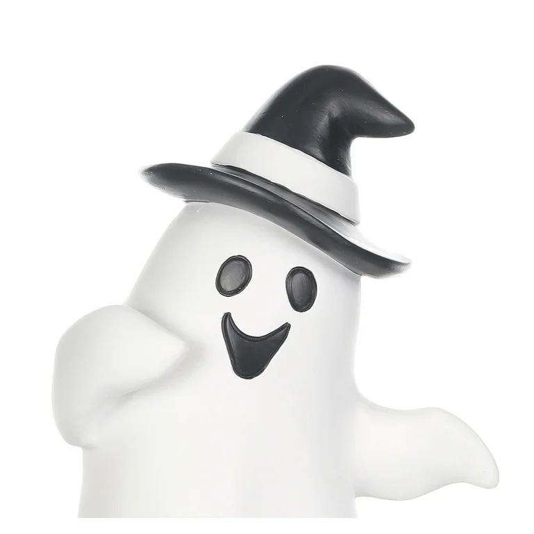 Halloween White Resin Ghost Tabletop Decoration,4.85"x3.86"x6.89"H,by Way to Celebrate | Walmart (US)