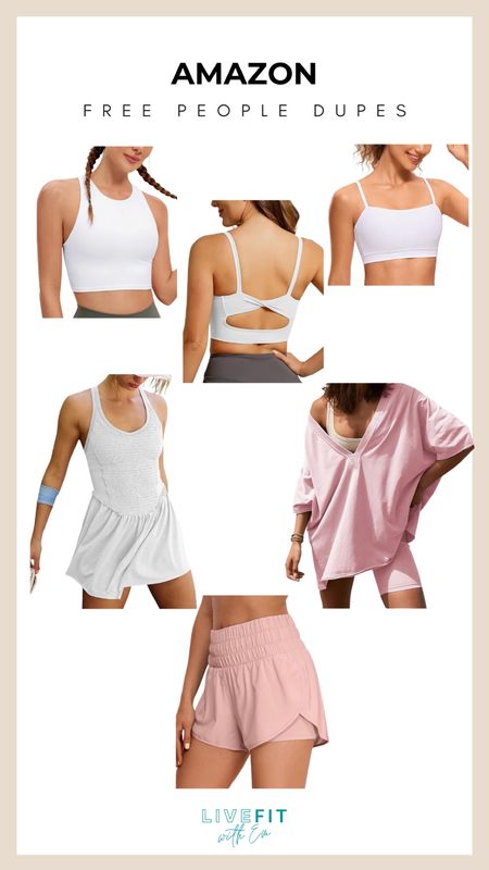 Explore these stunning Amazon alternatives to popular Free People styles! Whether you're hitting the gym or just chilling out, these picks offer comfort without compromising on style. Perfect for those who love a stylish bargain!
#AmazonFinds #StyleOnABudget #FreePeopleDupes #ActiveWear #FashionFinds

#LTKFitness #LTKFindsUnder50 #LTKActive