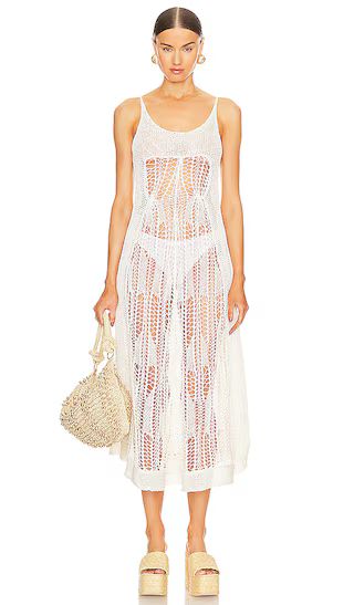 Vickie Crochet Coverup in Off White | Revolve Clothing (Global)