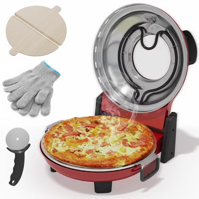 Heynemo Electric Indoor Pizza Oven, Countertop Pizza Maker with Temp Control Knob, Heats up to 770¨H, 12" Portable Pizza Cooker Warmer, Pizza Stone | Target