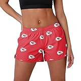 FOCO Kansas City Chiefs NFL Womens Mini Print Running Shorts | Amazon (US)