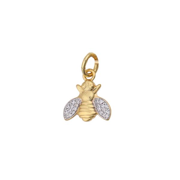 Bee with Pavé Wings Charm | HART