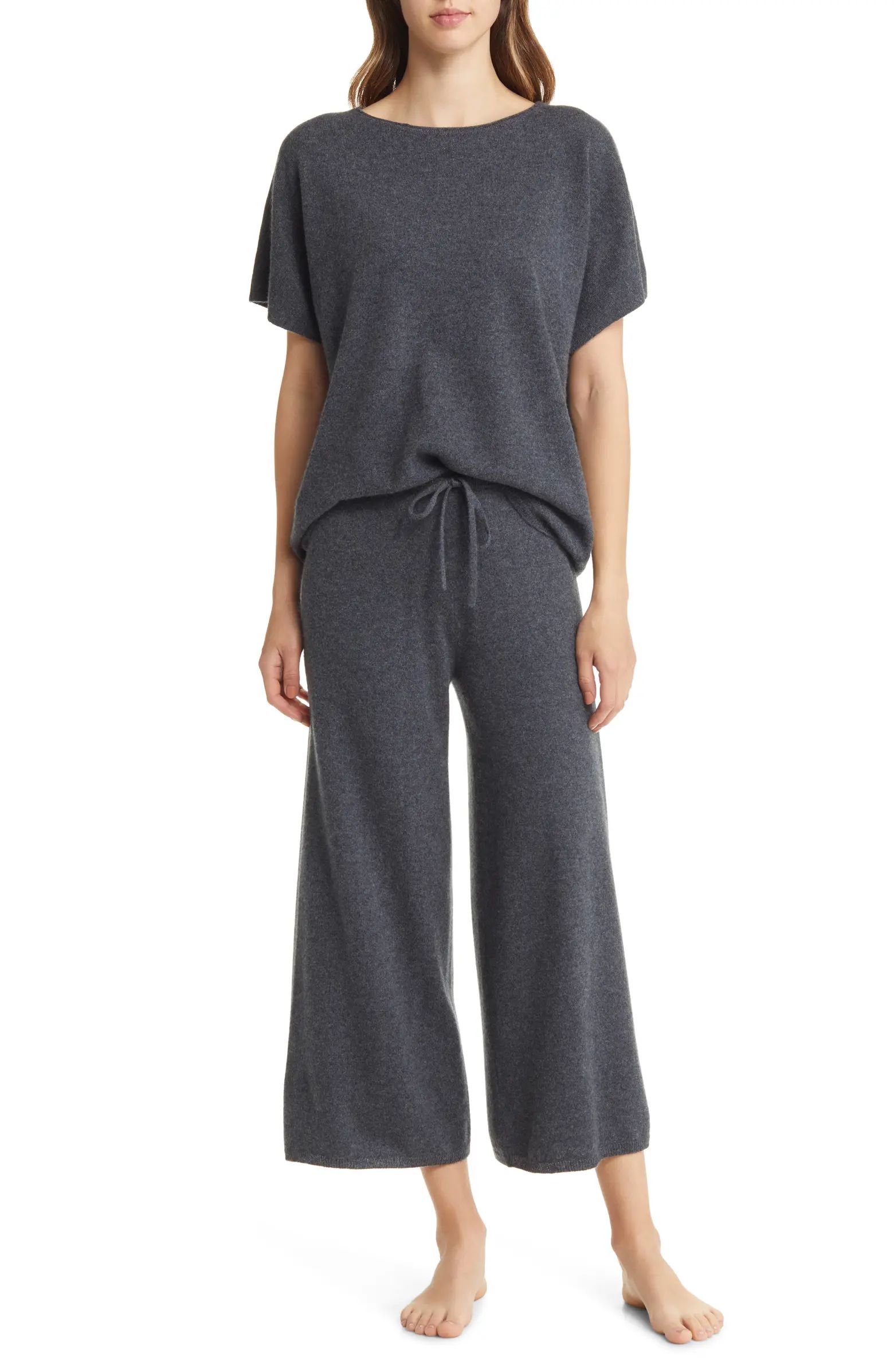 Nordstrom Crop Cashmere Pajamas | Nordstrom | Nordstrom