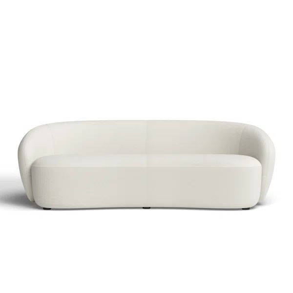 Amadora 90'' Chenille Upholstered Curved Sofa | Wayfair North America