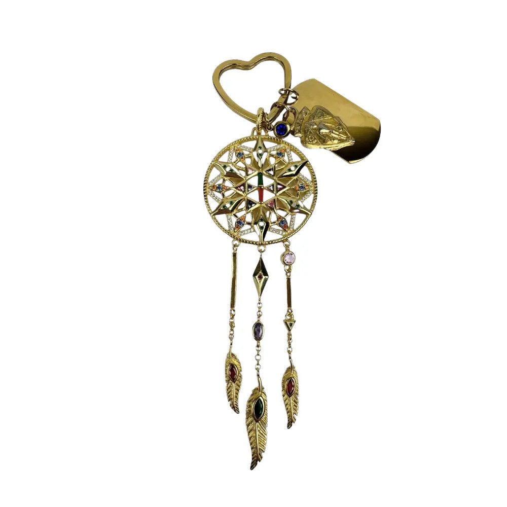 Custom Engraved Dream Catcher Bag Charm - Ahava J | Ahava Jewels