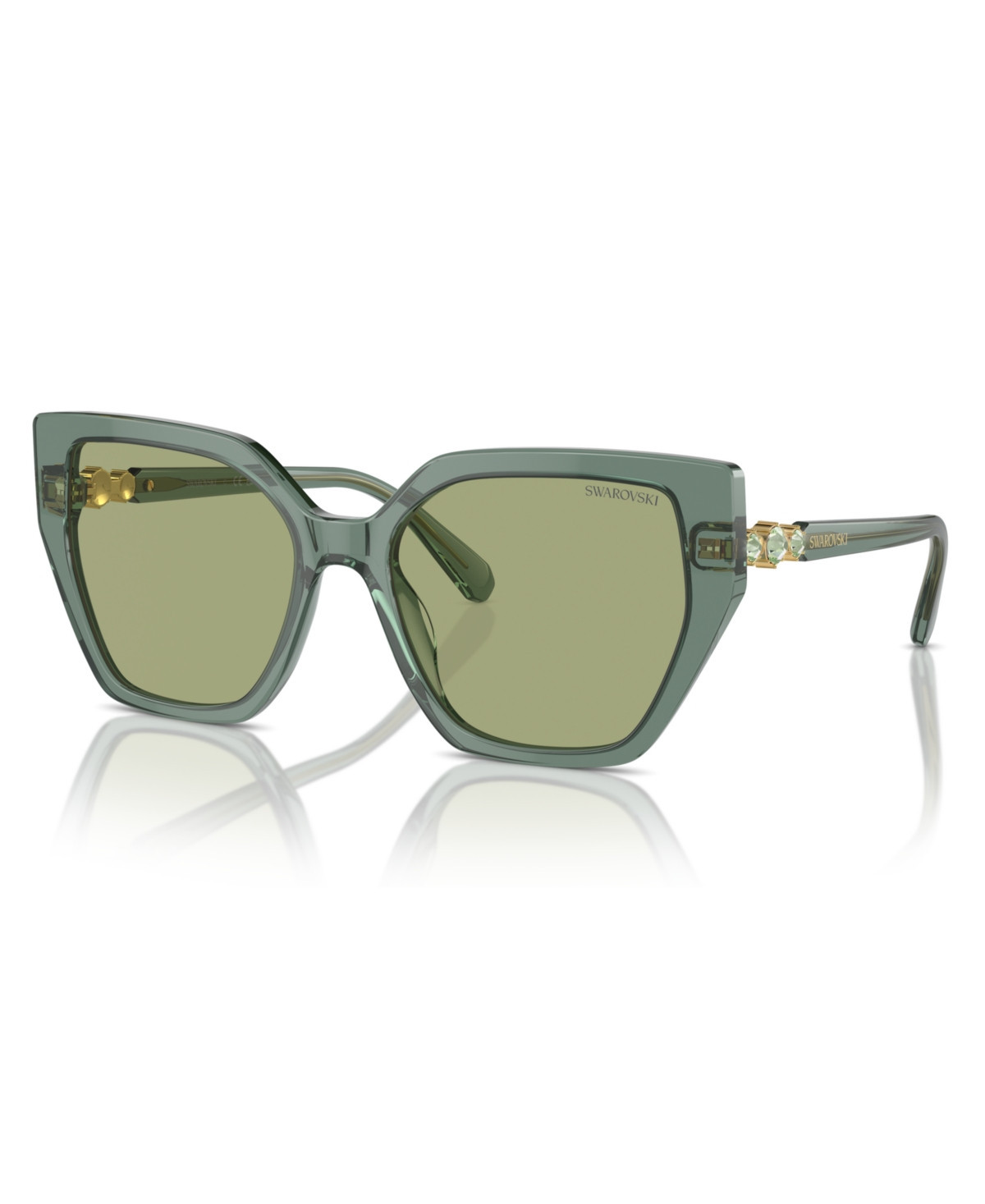 Swarovski Women's Sunglasses, Sk6016 - Transparent Green | Macy's