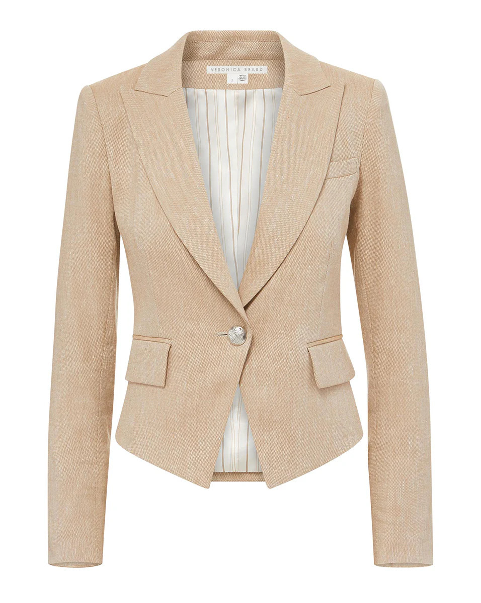 Hosanna Linen Dickey Jacket | Veronica Beard