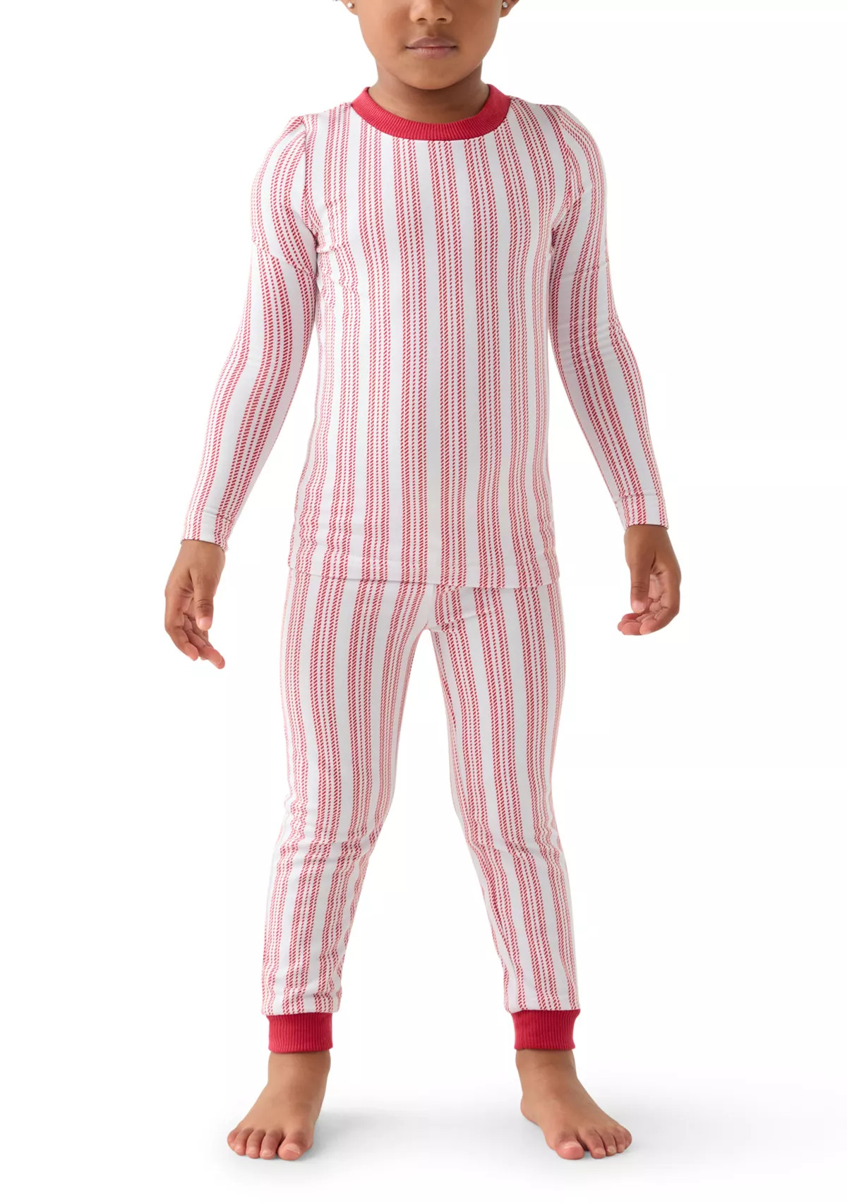 Unisex Toddler Red Stripe Pajama Set | Belk