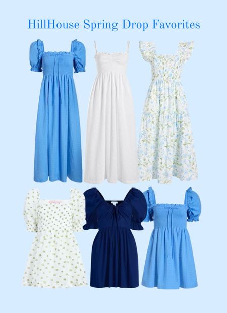 Favorites from the Hill House Home Spring drop 2024! Some are not linking correctly, but just follow one link to the site and browse the new dresses to find them! #hillhousehome

#LTKSeasonal #LTKSpringSale