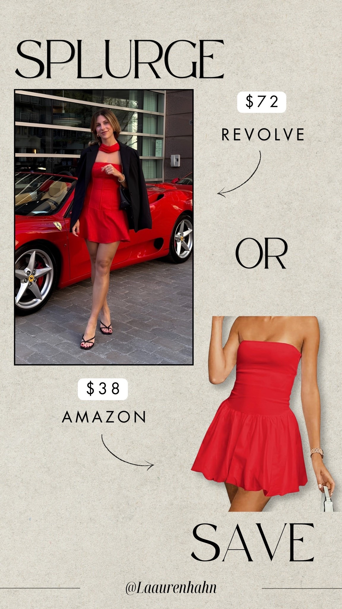 Save or Splurge? These dress are both so beautiful, but this Amazon one is half the cost!! #founditonamazon

#LTKootd #LTKSeasonal #LTKTall