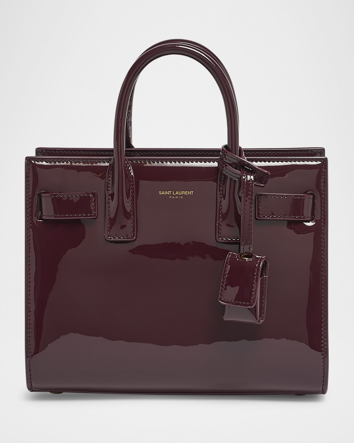 Sac de Jour Nano Top-Handle Bag in Patent Leather | Neiman Marcus
