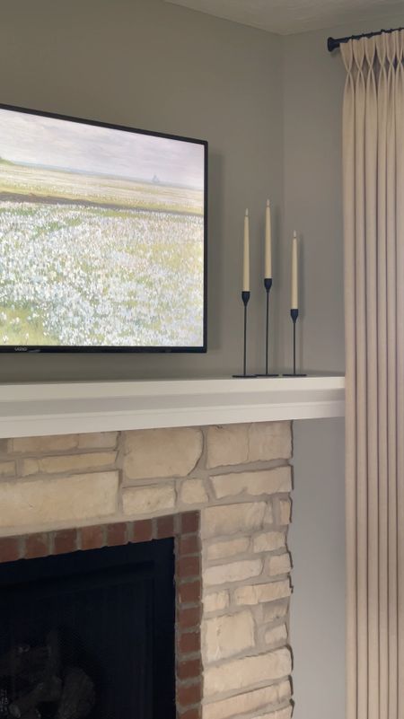 UNPOPULAR OPINION: The TV over the mantelpiece. You either like it or you don’t! 

#LTKhome #LTKVideo #LTKfamily