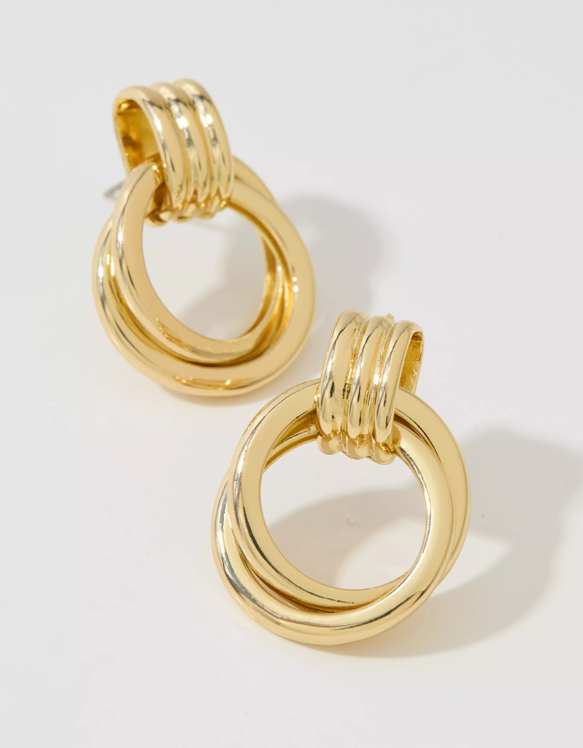 Aerie Double Circle Hoop Earrings | Aerie