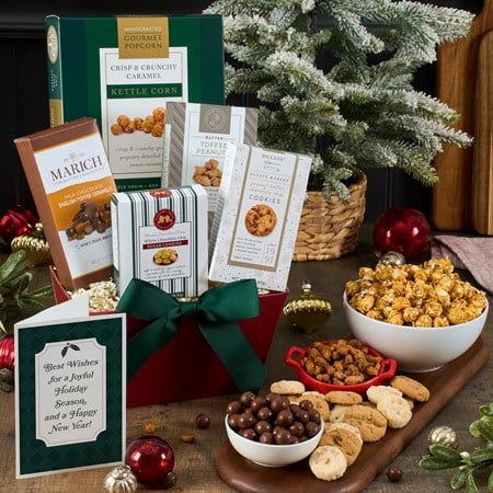 A Taste Of Christmas Gift Basket | GourmetGiftBaskets.com
