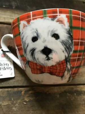 Portobello by Design Ceramic Mug Holiday Westie Dog Christmas Mug NEW  | eBay | eBay US