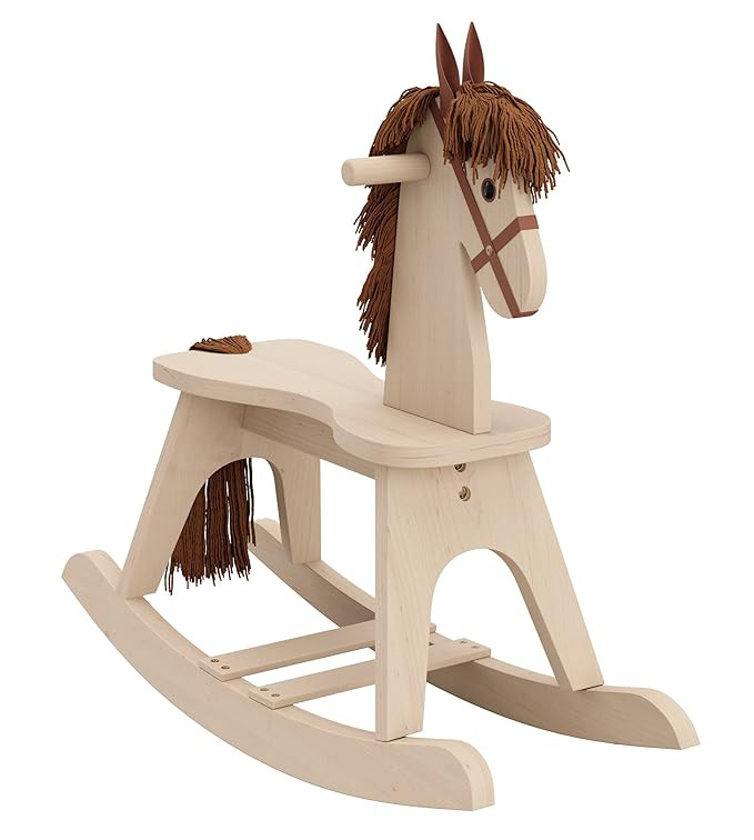 Storkcraft Wooden Rocking Horse, Driftwood, Kids Rocking Horse Chair Ride Toy for Toddlers and Sm... | Amazon (US)