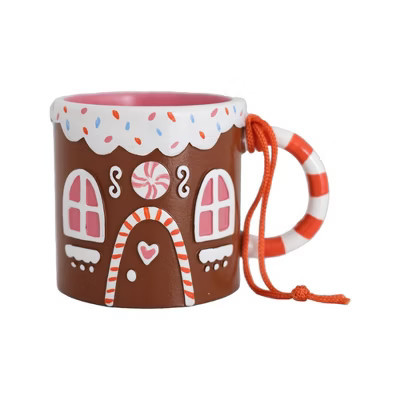Daydream Society - Baking Spirits Bright Gingerbread House Mug Christmas Ornament - Pack of 1 Ornament | Target