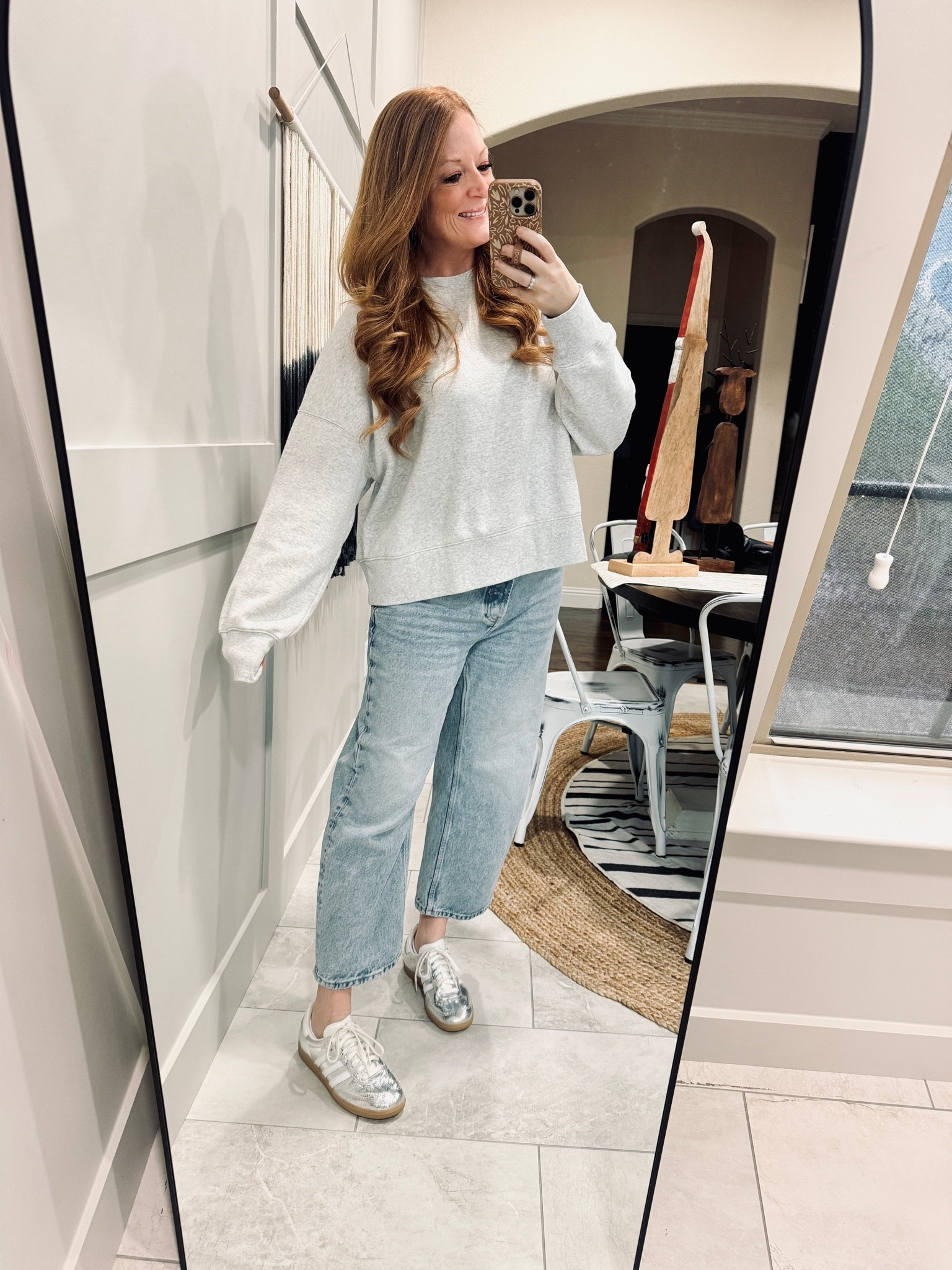 This Walmart crewneck is my new personality. I need it in 10 more colors. Sized up to XL for a little more length & a more oversized fit!

#LTKmomlife #LTKOver40 #LTKootd