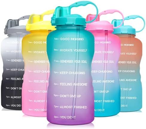 Venture Pal 64 OZ Water Bottle with Motivational Time Marker & Straw - Leakproof BPA Free Reusabl... | Amazon (US)