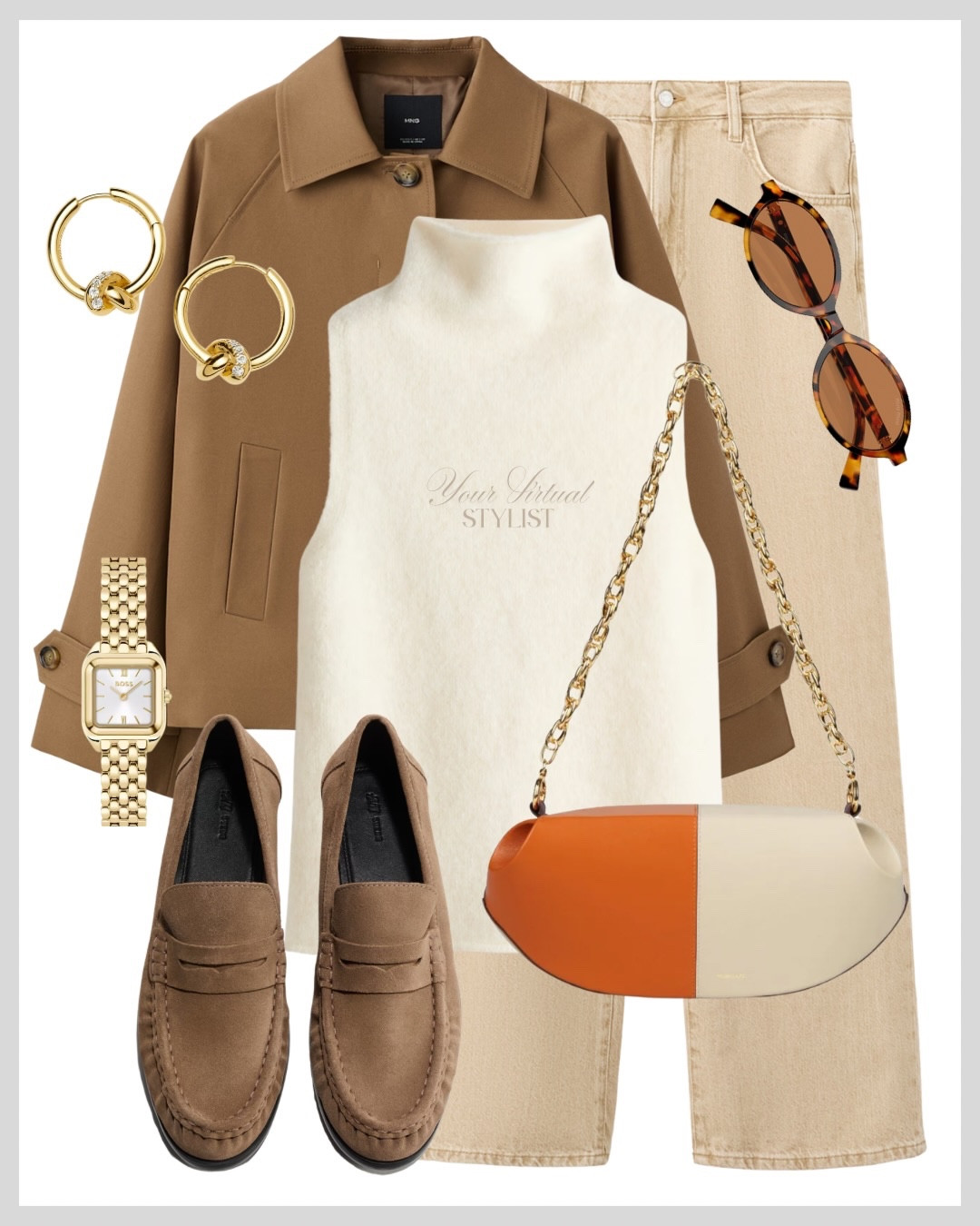 Warm neutrals or classic black & ivory✨
Both styled with timeless silhouettes, gold accents, and refined details. Elevated everyday outfits you’ll wear on repeat. ❤️

Comment «Shop» and I DM you where to shop🛍

Make sure to FOLLOW me to get the link🔗

You can also shop all my outfits via the Link in Bio💫

#springoutfitideas #jackets #outfitsoftheday #outfitinspo #virtualstylist

Spring outfit ideas, styling, fashion stylist, style, outfit inspo, outfit ideas, casual looks, everyday outfits, stylish, trendy looks, fashion trends, loafers, trench jacket, what to wear