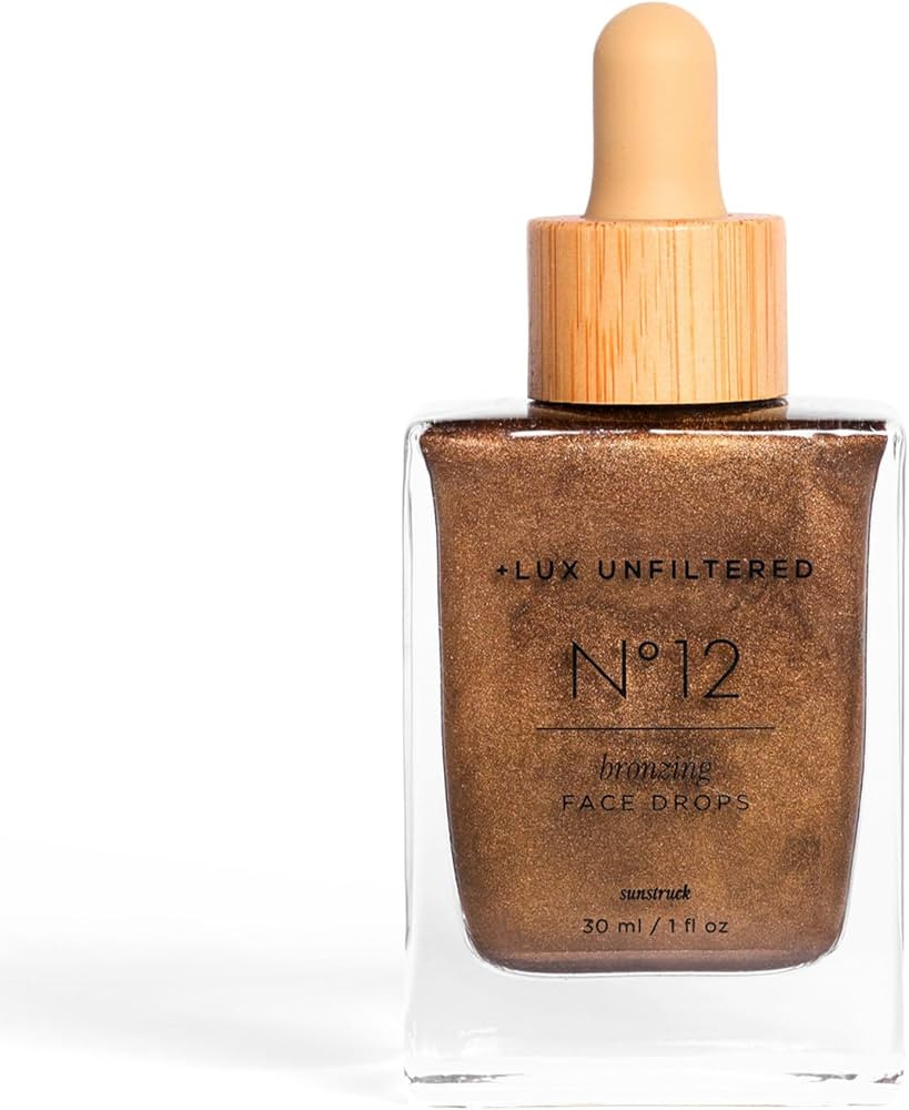 +Lux Unfiltered N°12 Sunstruck Face Tanning Drops - Fragrance Free Bronzing Drops for Face with ... | Amazon (US)