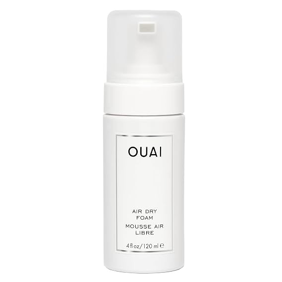 OUAI Air Dry Foam - Hair Mousse for Curly Hair & Beach Waves - Conditioning & Detangling With Kal... | Amazon (US)